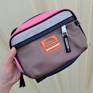 Marc Jacobs Fanny Pack Sport Belt Bag Purse Pink Brown Coral $295